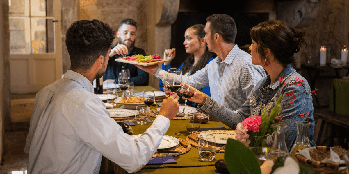 Déjeuner vigneron au château