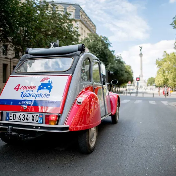 Virée dans Bordeaux Eternel en 2CV (1H30)