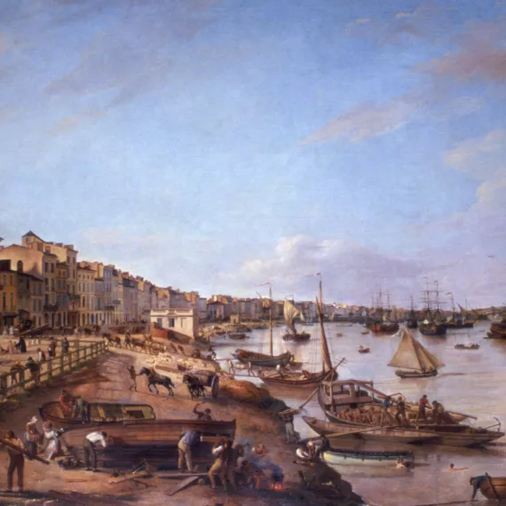 Bordeaux Port Negrier - Tableau de P.LACOUR