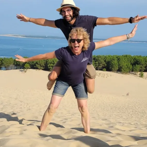 Prises de photos sur la Dune du Pilat
