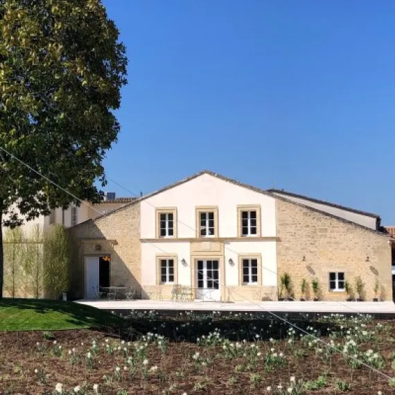 Vue panoramique du Château Larmande