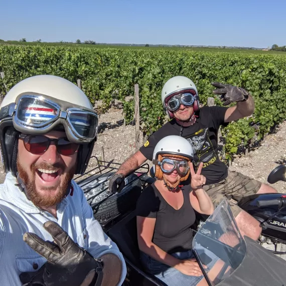 vignobles en side-car