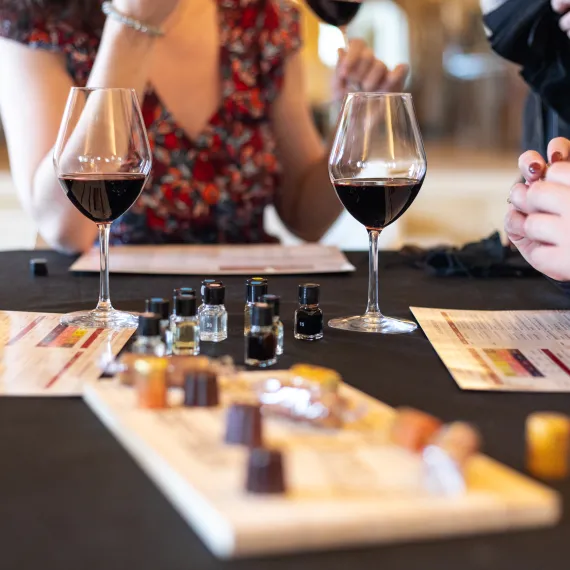 Dégustation sensorielle vin & chocolat