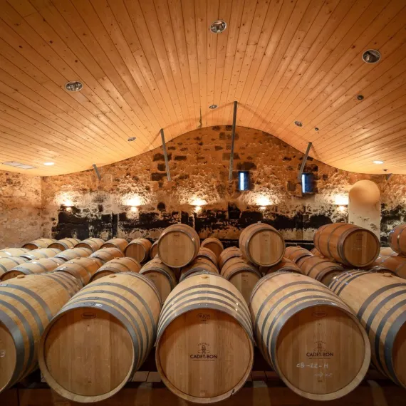 Découverte des chais à Saint-Emilion