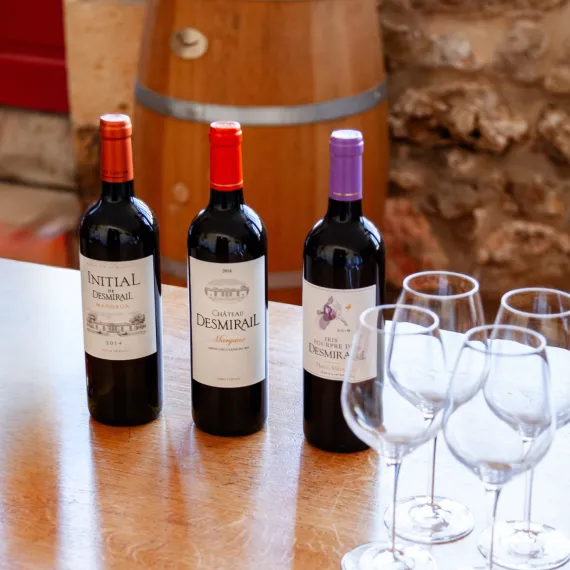 Dégustation de vin Château Desmirail