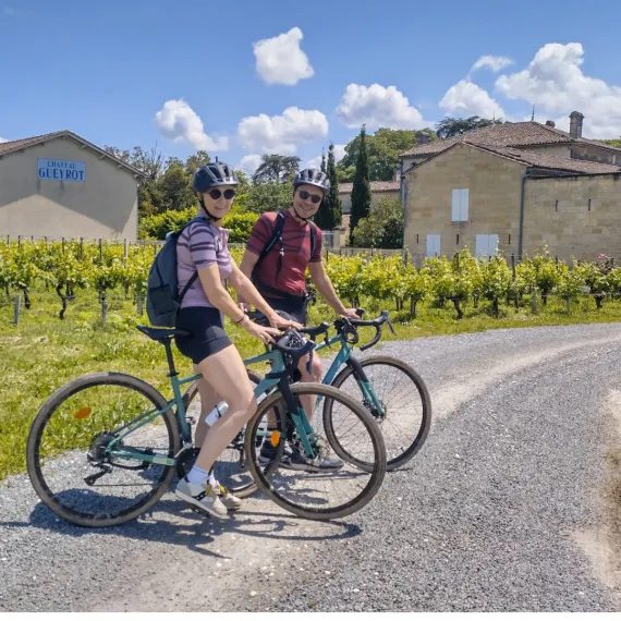 Château Gueyrot, vignoble à vélo