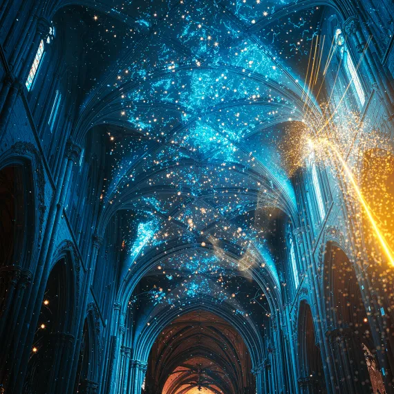 Luminiscence spectacle immersif