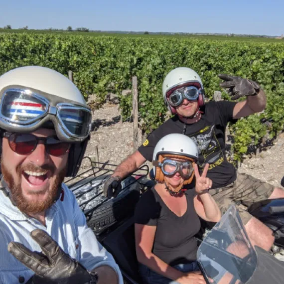 vignoble en side-car