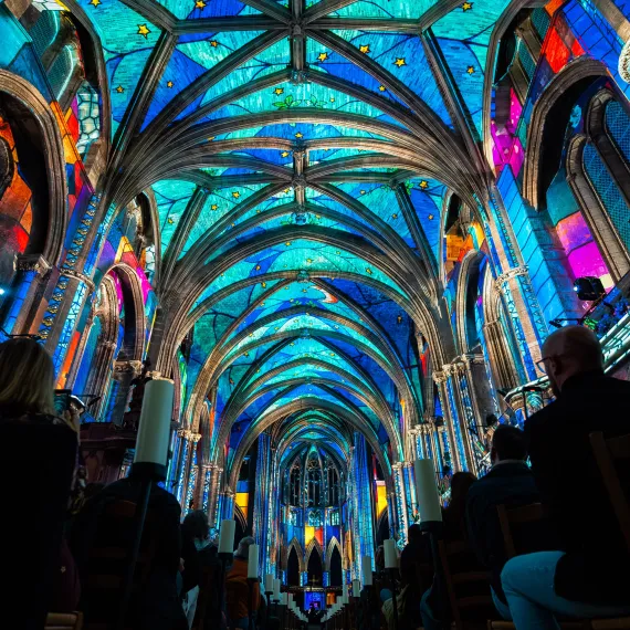 Luminiscence spectacle immersif cathédrale