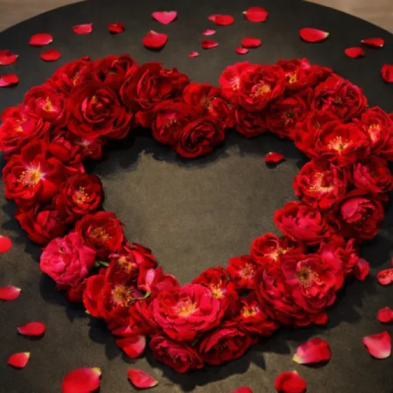 Décoration Saint-Valentin cœur Burdigala