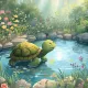 Illustration château Citran conte tortue