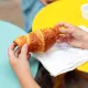 Croissant dégusté lors de la balade gourmande Paris A Dream
