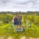 Vélos dans les vignes du Medoc