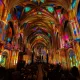 Luminiscence projection couleurs Cathédrale 