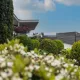 Terrasse fleurie Château Balestard La Tonnelle