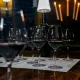 Verres de vin de dégustation à Balestard La Tonnelle
